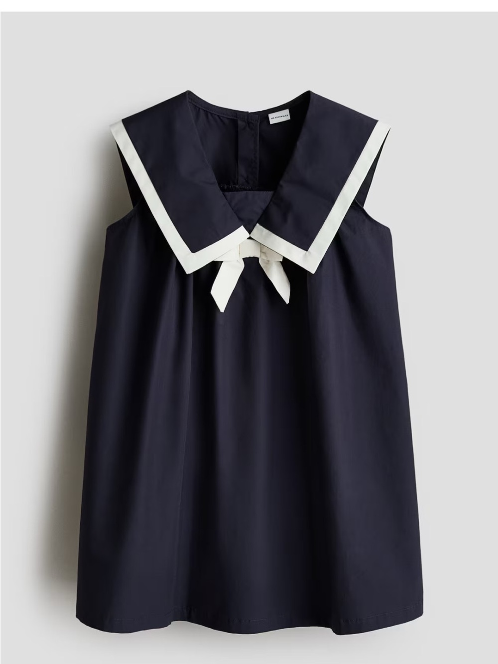 H&M Navy Dress with White Sailor Collar